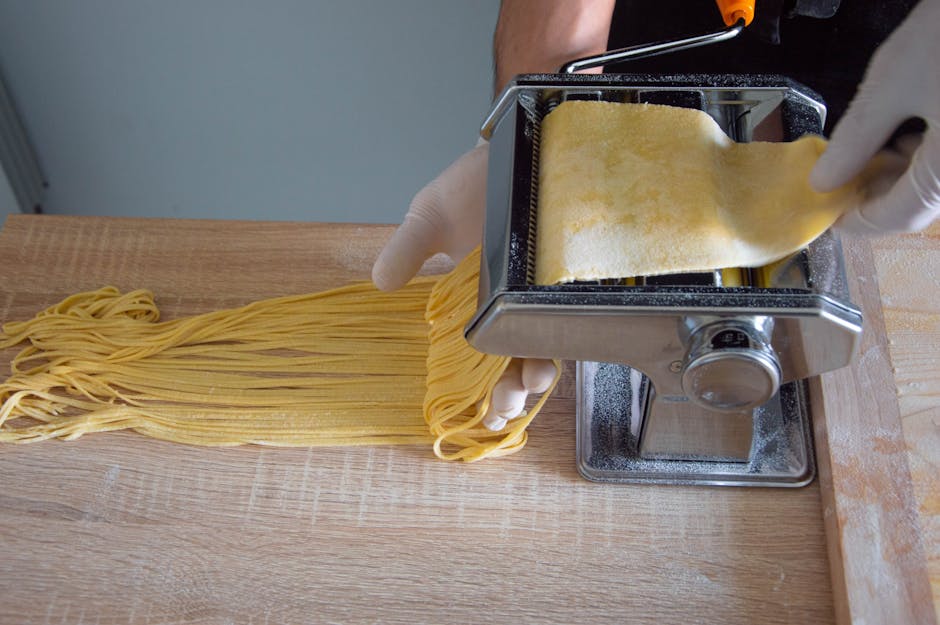 Pasta fresca fatta a mano tipica delle osterie